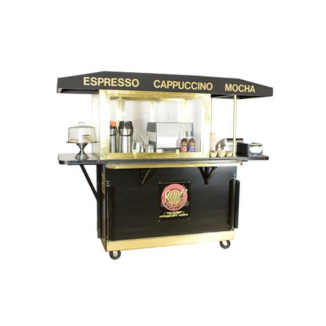 ESPRESSO & COFFEE CART / SMALL / BLACK / DRESSED | Air Designs