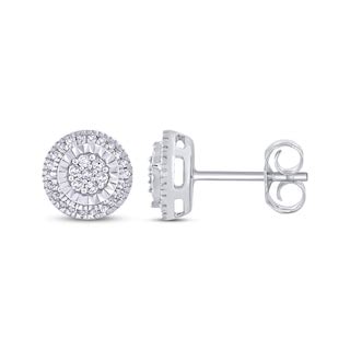 Diamond Stud Earrings 1/4 ct tw Sterling Silver | Kay