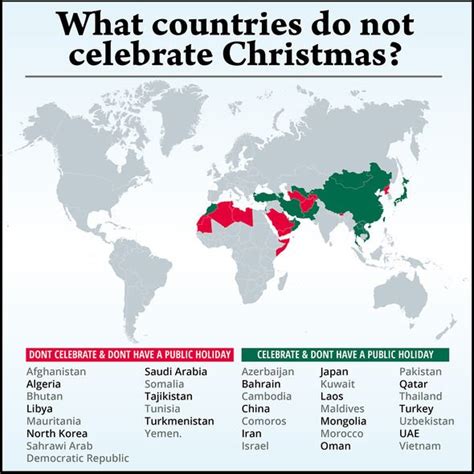 Christmas 2019: What countries do not celebrate Christmas? | Express.co.uk