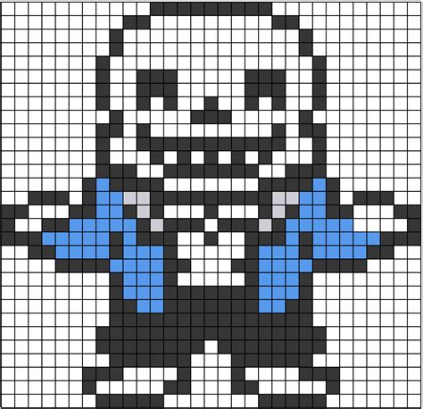 Sans just made a pun | Pixel art pattern, Undertale pixel art, Pixel art