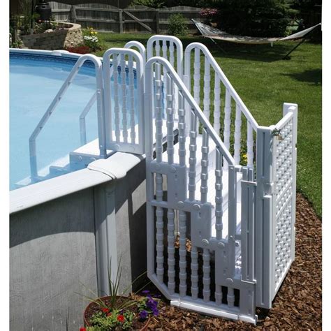 Blue Wave NE138 Easy Pool Step Entry System - Walmart.com | Above ...