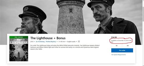 The Lighthouse Confirmed Digital release date : r/TheLighthouseMovie