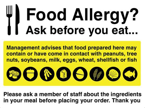 Food Allergy Signs - New Signs