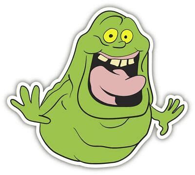 Ghostbusters Slimer Cartoon Sticker Decal 24" | eBay