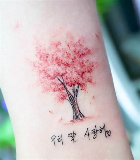 Japanese Cherry Tree Tattoo