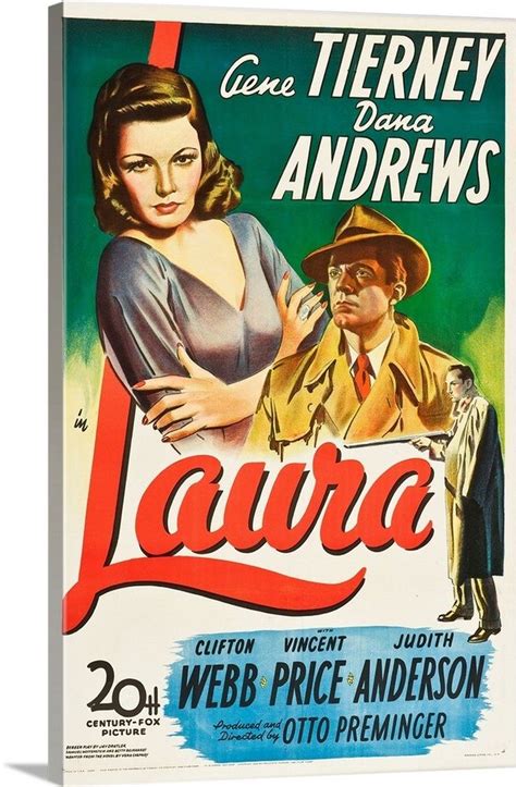 Laura - Vintage Movie Poster | Laura movie, Movie posters vintage, Film posters vintage