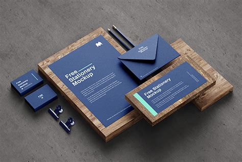 Free stationery mockup - Mockups Design