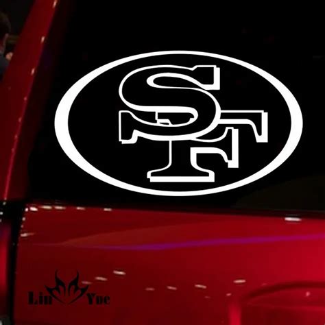 NFL 49ers Auto Window audi jdm car accessories Sticker Decal for Car ...