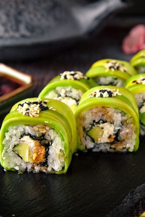20 Easy Vegetarian Sushi Recipes - Insanely Good