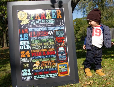 First Day of School Chalkboard Sign Printable First Day of - Etsy