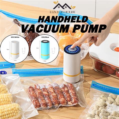 {SG} Handheld Food Vacuum Pump Electric Vacuum Sealer Pump Kit for Food ...