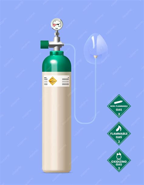 Free Vector | Gas cylinder realistic concept with equipment and safety ...