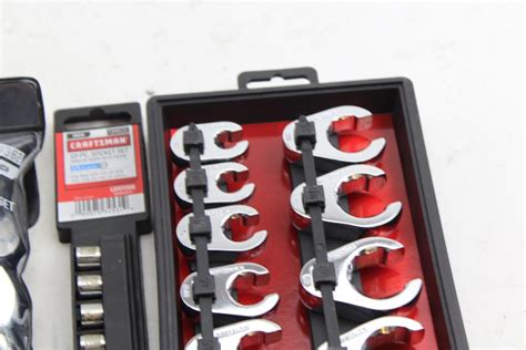 Craftsman Crowfoot Wrench Set And Socket Set: 3 Sets | Property Room