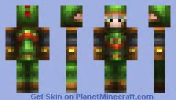 Jungle armor (Terraria skin series) Minecraft Skin