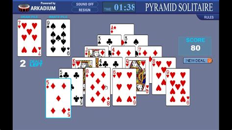 Pyramid Solitaire (Arkadium's Great Day Games) Classic Flash Game ...