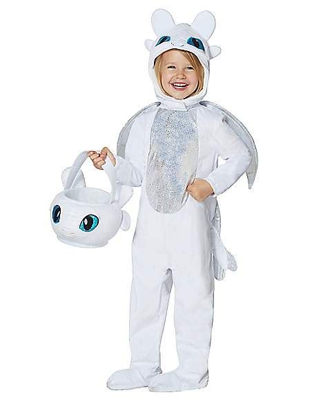 Toddler Light Fury Costume - How to Train Your Dragon - Spirithalloween.com