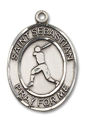 St. Sebastian – Baseball Medal and Necklace – christianapostles.com