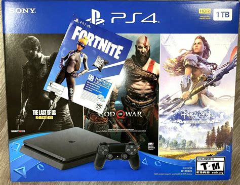 Sony PlayStation 4 PS4 Slim 1TB Console 3 Sport Bundle + Fortnite 500v ...