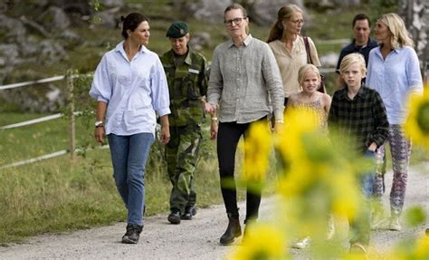 Crown Princess Victoria visited Gardsjo Farm in Heby Municipality