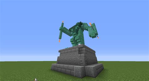 My attempt to make a copper statue in the new 1.17 snapshot! : Minecraft