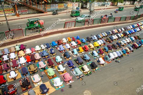 Muslims Attend Friday Prayer During Holy Editorial Stock Photo - Stock ...