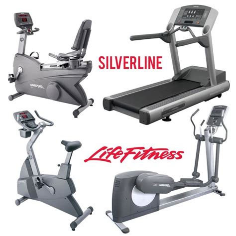 Ad - Life Fitness Cardio Equipment Silverline Set, 9 machines, used