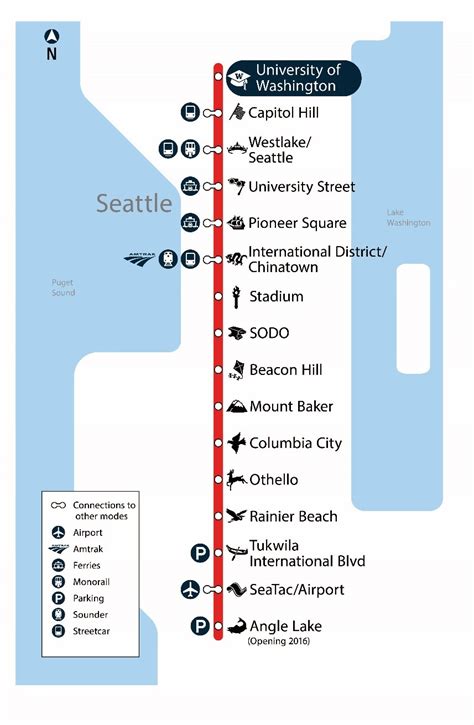 Seattle Light Rail Line Map | Americanwarmoms.org