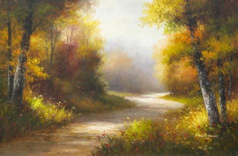 Forest path 2765x1820 | Nature paintings, Forest painting, Painting