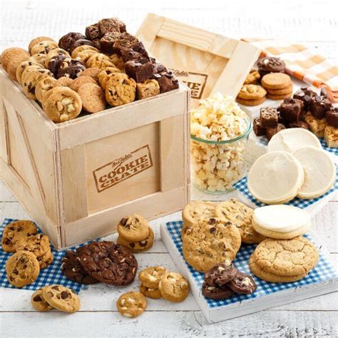 Mrs. Fields Great Cookie Crate Combo - Sympathy Sweet Baskets