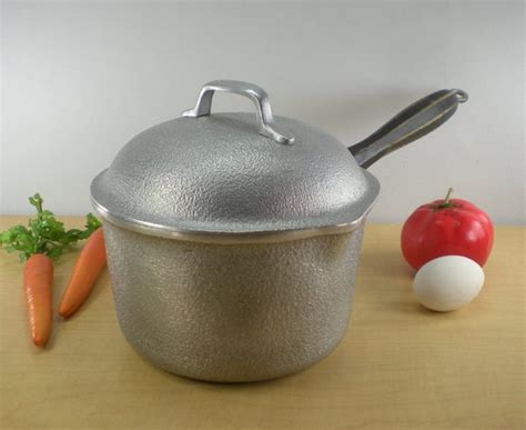 Silver Seal Hammered Aluminum Cookware Sauce Pan Pot Guardian