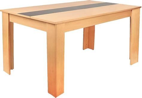 Amazon.com - Dining Table for 6 Square Table 55 X 32 Kitchen & Dining Room Tables Mid Century ...
