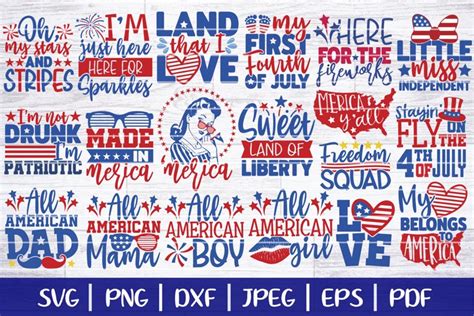 4th Of July SVG Bundle, Independence Day Bundle (613652)