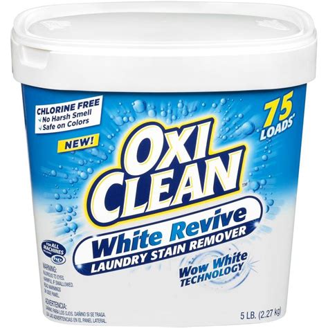 OxiClean 5 lb. White Revive Powder Laundry Stain Remover-51652 - The Home Depot