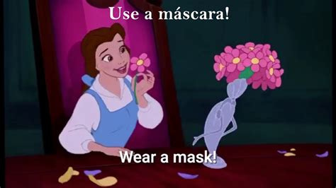 WEAR A MASK (Be Our Guest Parody) / VISTA A MÁSCARA (Legendado PT/BR ...