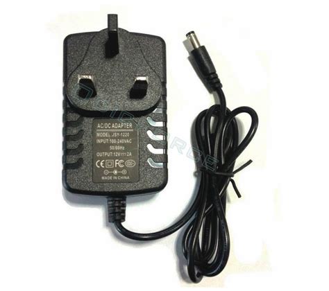 UK DC 12V 2A Power Supply Adapter 100-240V Input, 5.5mm x 2.1mm ...