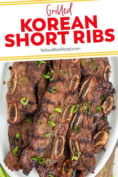 Korean Style Beef Ribs Marinade Recipe - Phillips Whilich