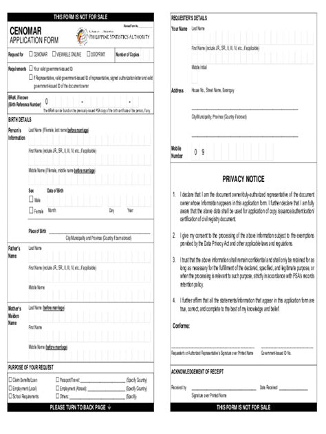 Fillable Online Crs Form No 5 Psa Sample - Fill Out and Sign Printable ...