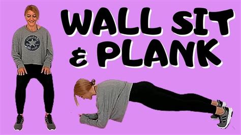 🔥WALL SIT & PLANK TABATA CHALLENGE🔥4 MIN STATIC WORKOUT FOR LEGS, CORE, ARMS, SHOULDERS, BACK🔥 ...