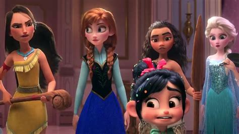 Vanellope Meets a Group of Startled Disney Princesses in the New ...