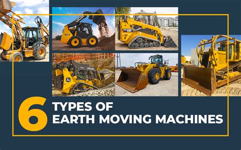 6 Types of Earth Moving Machines - Heavy Equipment Market Insights | News | Guides & Beyond