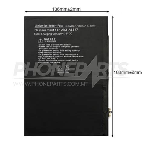 BATTERY HIGH QUALITY IPAD Air 2 - Phoneparts