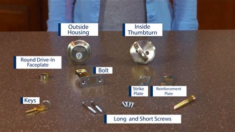 Schlage Keypad Deadbolt Installation Instructions | Bruin Blog