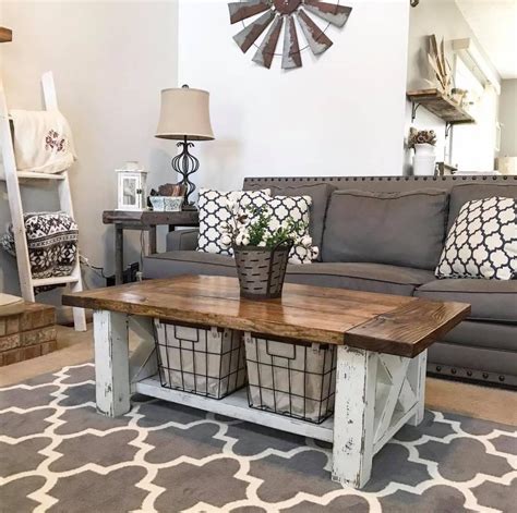 DIY Chunky Farmhouse Coffee Table - Coffee Table Plans – Handmade Haven