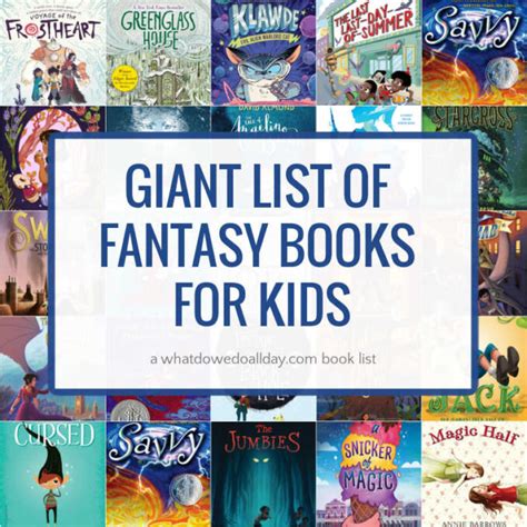 Fantasy Books for Kids Ages 8-13