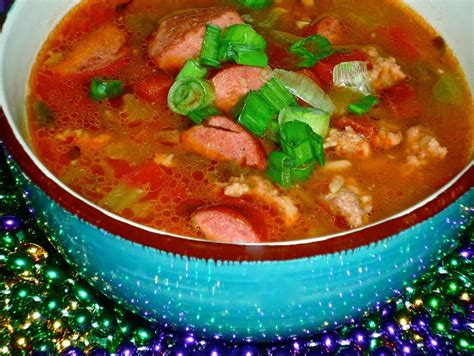 The Weekend Gourmet: Red Beans & Rice-Sausage Soup for Mardi Gras ...