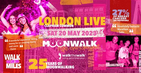 Moonwalk London 2024 | Breast Cancer Charity | Walk the Walk