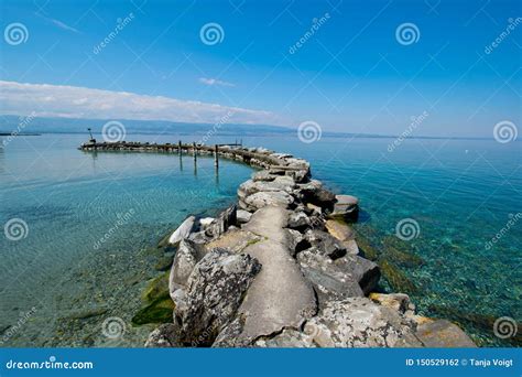 Beautiful Lake Geneva in France Stock Photo - Image of water, stunning ...