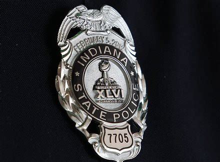 Indiana State Police Superbowl XLVI Badge - a photo on Flickriver