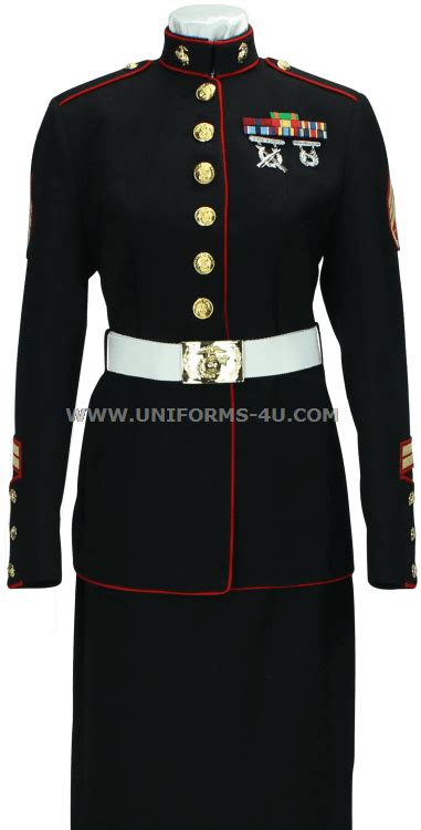 USMC FEMALE ENLISTED BLUE DRESS UNIFORM (A AND B) | ubicaciondepersonas ...