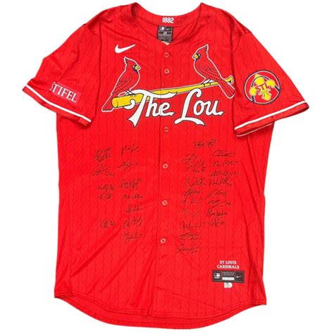 2024 St. Louis Cardinals Team Signed City Connect Jersey (Size 48) | St. Louis Cardinals Auctions